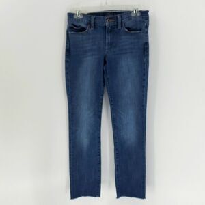 Lucky brand blue jeans,  4/28..sweet straight. Good used condition. Raw hem